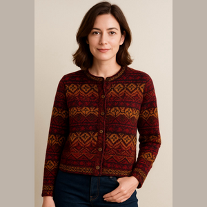 Women's Alpaca Connection Wool Multicolor Sweater